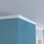 Потолочный плинтус под покраску Cosca Decor KX010 2000×15×25 фото в интерьере