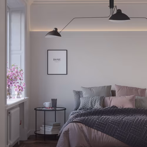 Потолочный плинтус под покраску Cosca Decor KX012 2000×80×80