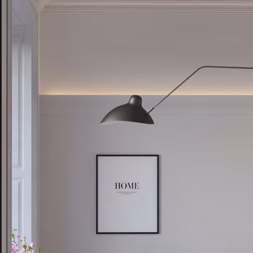 Потолочный плинтус под покраску Cosca Decor KX012 2000×80×80