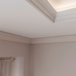 Потолочный плинтус под покраску Cosca Decor KX012 2000×80×80