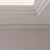 Потолочный плинтус под покраску Cosca Decor KX012 2000×80×80 фото в интерьере