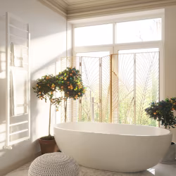 Потолочный плинтус под покраску Cosca Decor KX012 2000×80×80