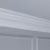 Потолочный плинтус под покраску Cosca Decor KX013 2000×75×95 фото в интерьере