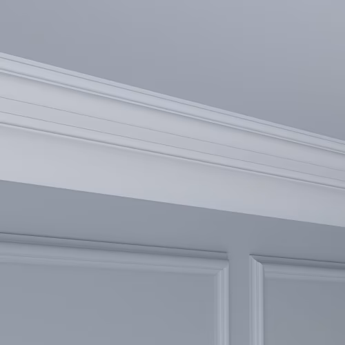 Потолочный плинтус под покраску Cosca Decor KX013 2000×75×95