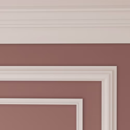 Потолочный плинтус под покраску Cosca Decor KX013 2000×75×95