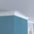 Потолочный плинтус под покраску Cosca Decor KX016 2000×43×43 фото в интерьере