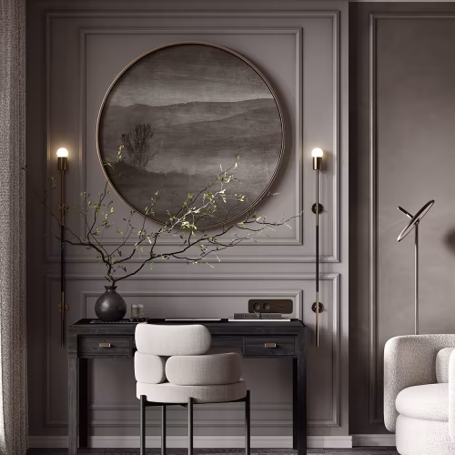 Потолочный плинтус под покраску Cosca Decor KX018 2000×48×40