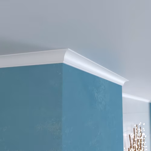 Потолочный плинтус под покраску Cosca Decor KX019 2000×30×30