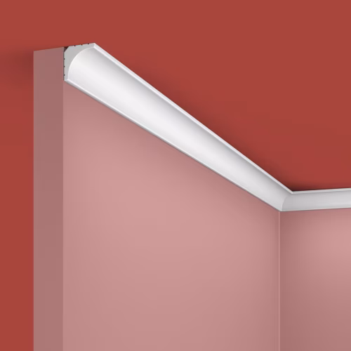 Потолочный плинтус под покраску Cosca Decor KX021 2000×20×20