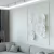 Потолочный плинтус под покраску Cosca Decor KX025 с подсветкой 2000×89×109 фото в интерьере