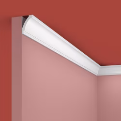 Потолочный плинтус под покраску Cosca Decor KX030 2000×20×30