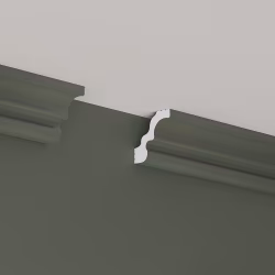Потолочный плинтус под покраску Cosca Decor KX032 2000×42×46