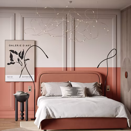Потолочный плинтус под покраску Cosca Decor KX034 2000×41×40