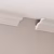 Потолочный плинтус под покраску Cosca Decor KX034 2000×41×40 фото в интерьере