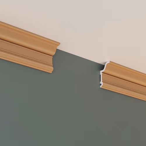 Потолочный плинтус под покраску Cosca Decor KX046 2000×31×59