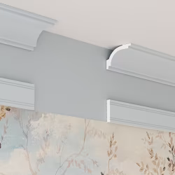 Потолочный плинтус под покраску Cosca Decor KX048 2000×50×70