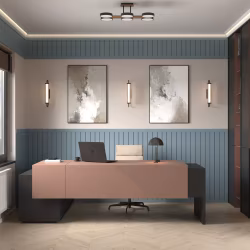 Потолочный плинтус под покраску Cosca Decor KX052 с подсветкой 2000×65×72