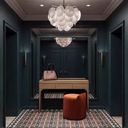 Потолочный плинтус под покраску Cosca Decor KX055 2000×145×147