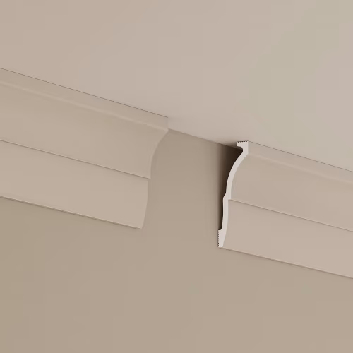 Потолочный плинтус под покраску Cosca Decor KX058 2000×30×91