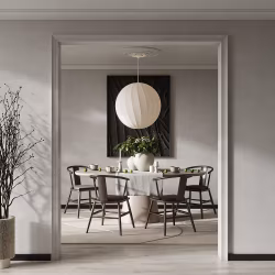 Потолочный плинтус под покраску Cosca Decor KX064 2000×80×84