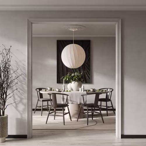 Потолочный плинтус под покраску Cosca Decor KX064 2000×80×84