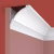 Потолочный плинтус под покраску Cosca Decor KX064 2000×80×84