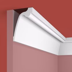 Потолочный плинтус под покраску Cosca Decor KX066 2000×60×90