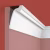 Потолочный плинтус под покраску Cosca Decor KX066 2000×60×90