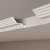 Потолочный плинтус под покраску Cosca Decor KX081 2000×100×60 фото в интерьере