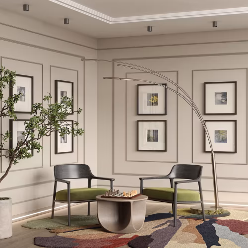 Потолочный плинтус под покраску Cosca Decor KX081 2000×100×60