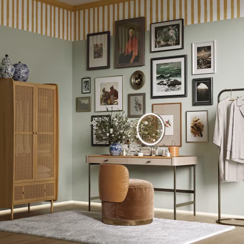 Плинтус под покраску теневой с подсветкой Cosca Decor Экополимер PL004 2000×65×16