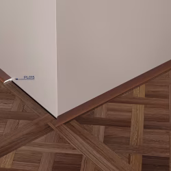 Микроплинтус под покраску Cosca Decor Экополимер PL015 2000×10×21