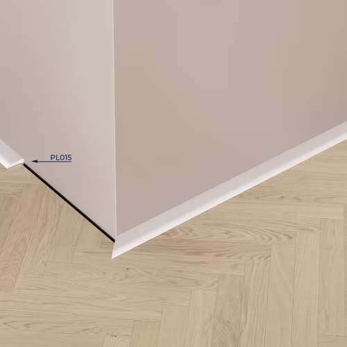 Микроплинтус под покраску Cosca Decor Экополимер PL015 2000×10×21