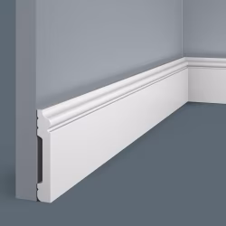Плинтус под покраску Cosca Decor Экополимер PX002 2000×79×13