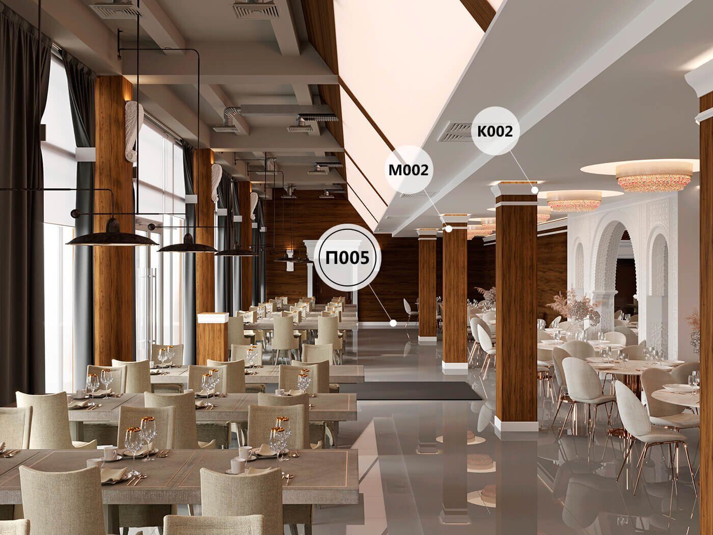 Плинтус под покраску Cosca Decor Экополимер PX005 2000×108×12 фото в интерьере