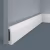 Плинтус под покраску Cosca Decor Экополимер PX008 2000×70×15