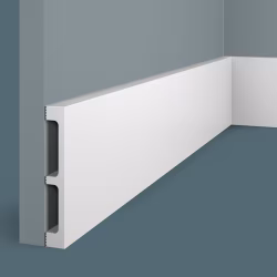 Плинтус под покраску Cosca Decor Экополимер PX049 2000×99×15