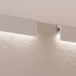 Плинтус под покраску с подсветкой Cosca Decor Экополимер PX051 2000×60×19