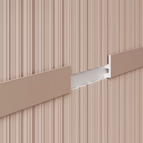 Плинтус под покраску с подсветкой Cosca Decor Экополимер PX051 2000×60×19