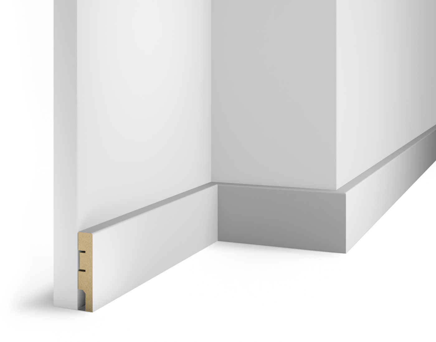 Плинтус МДФ под покраску Cosca Decor AP79 2400×80×16