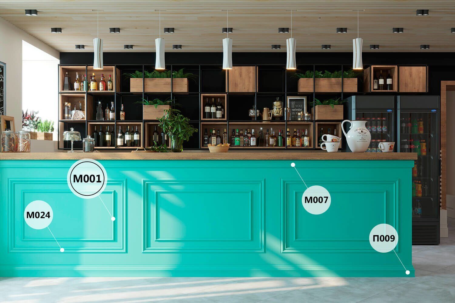 Молдинг под покраску Cosca Decor MX001 2000×26×12 фото в интерьере