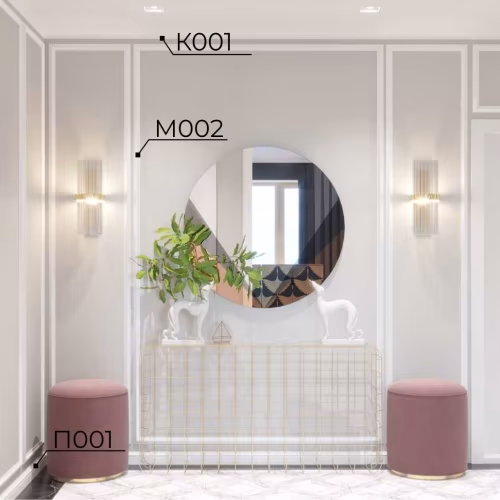 Молдинг под покраску Cosca Decor MX002 2000×40×17