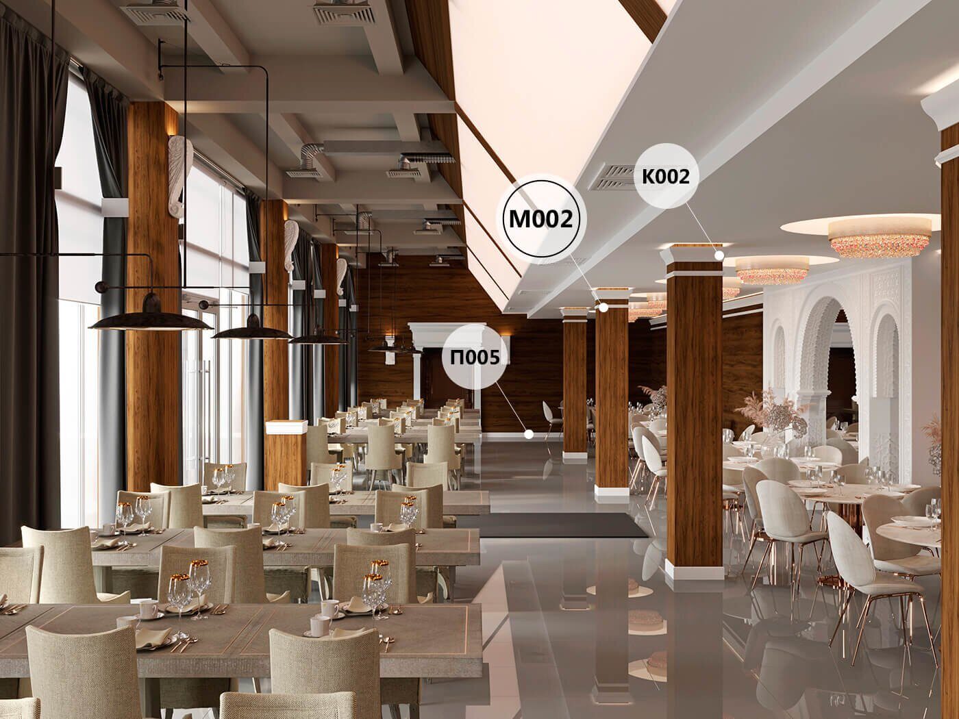 Молдинг под покраску Cosca Decor MX002 2000×40×17 фото в интерьере