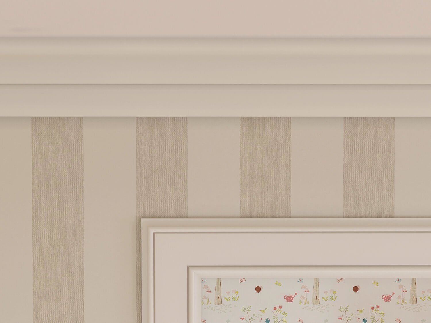 Молдинг под покраску Cosca Decor MX006 2000×48×8 фото в интерьере