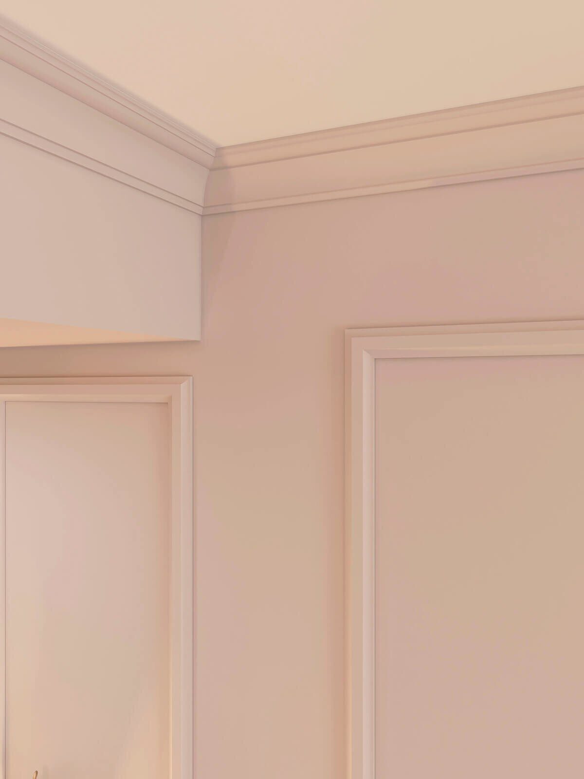 Молдинг под покраску Cosca Decor MX011 2000×40×14 фото в интерьере