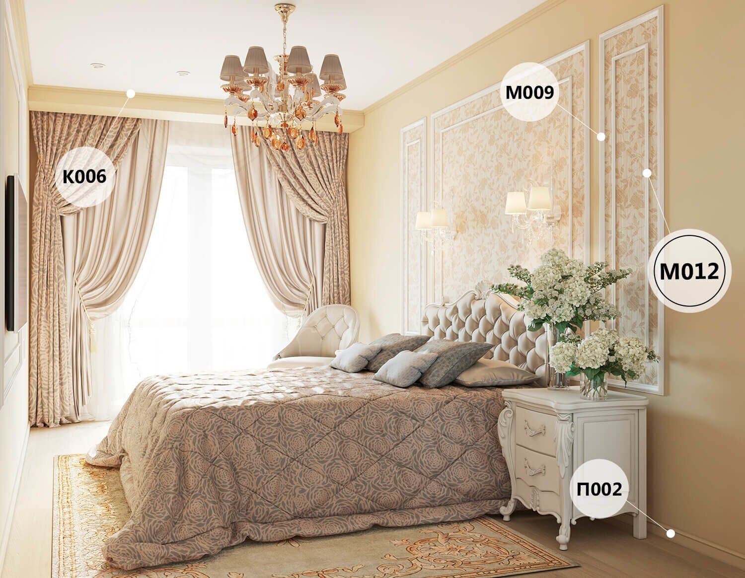 Молдинг под покраску Cosca Decor MX012 2000×19×12 фото в интерьере