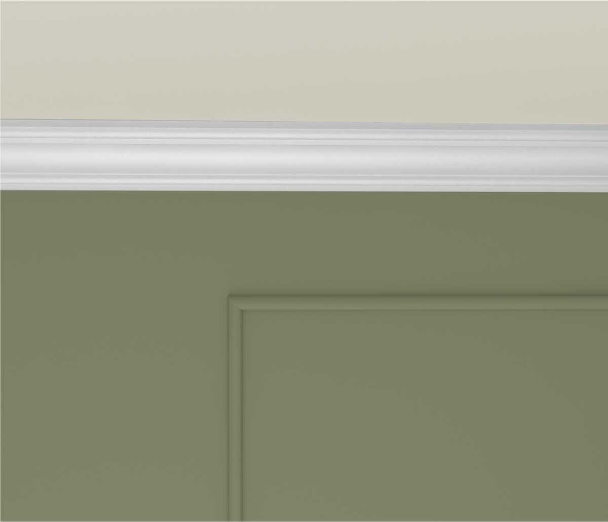 Молдинг под покраску Cosca Decor MX012 2000×19×12 фото в интерьере