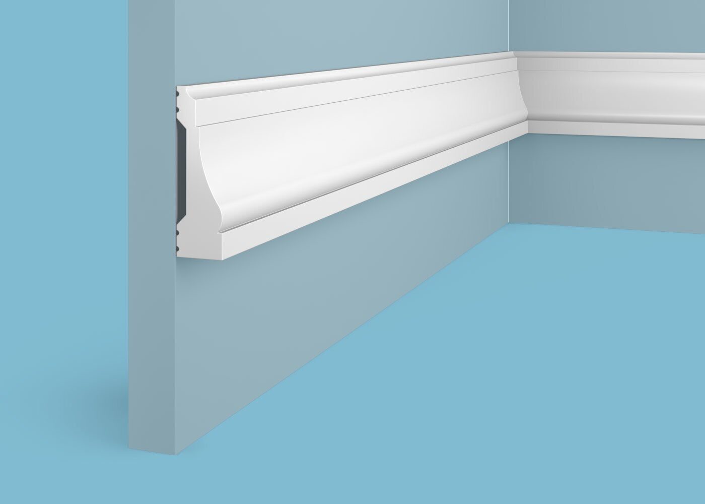 Молдинг под покраску Cosca Decor MX016 2000×64×19