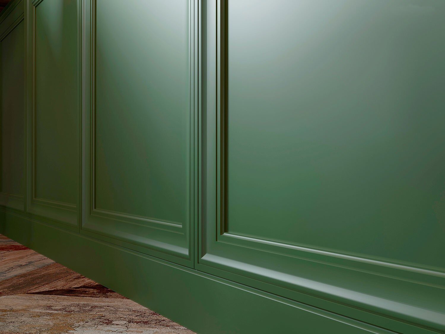 Молдинг под покраску Cosca Decor MX016 2000×64×19 фото в интерьере