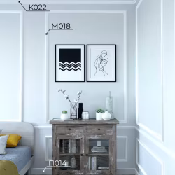 Молдинг под покраску Cosca Decor MX018 2000×45×20